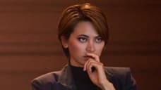 THE GRAY MAN: New Still Features Mustachioed CAPTAIN AMERICA Chris Evans & IRON FIST Breakout Jessica Henwick