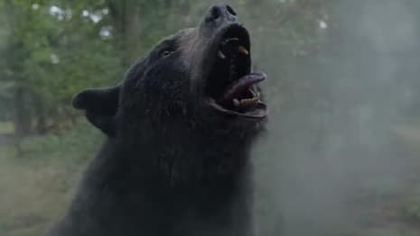 COCAINE BEAR Goes On A Drug-Fuelled Killing Spree In First Red Band Trailer