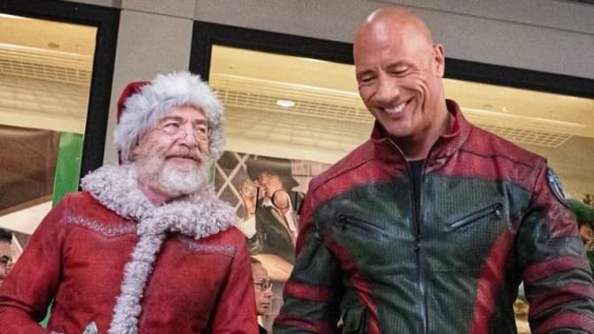 RED ONE Star Dwayne Johnson Shares First Look At SPIDER-MAN Star J.K. Simmons As Santa Claus