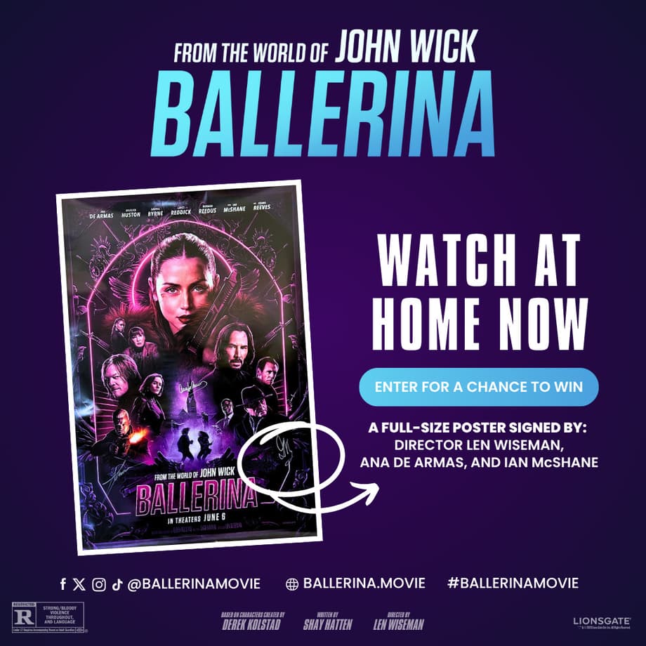 John Wick Ballerina Poster Giveaway