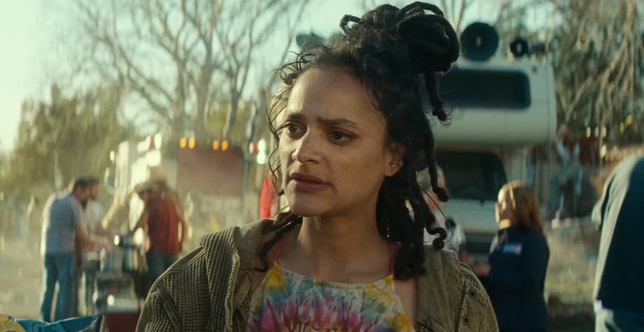 TWISTERS Exclusive Interview With Actress Sasha Lane (&quot;Lily&quot;) On Her High-Flying Stunt & Operating A Drone