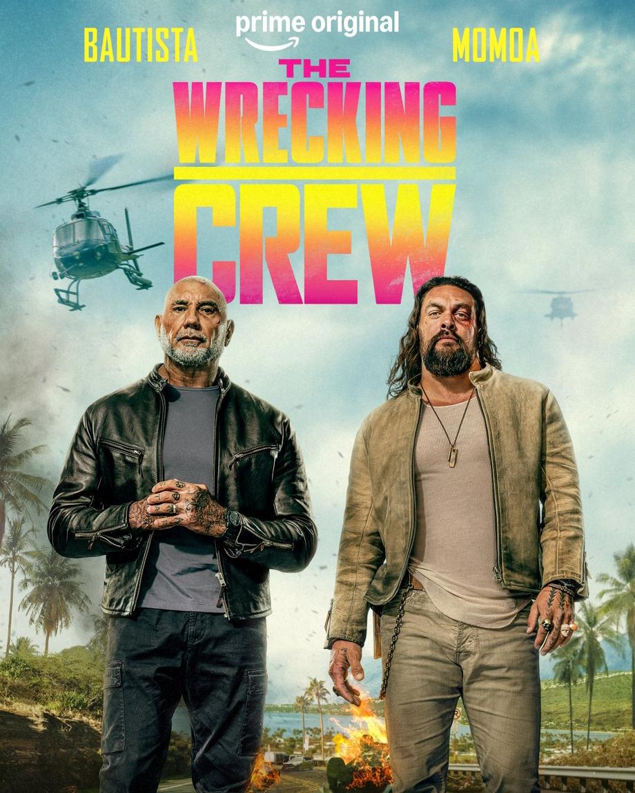 Bautista Momoa Wrecking Crew poster