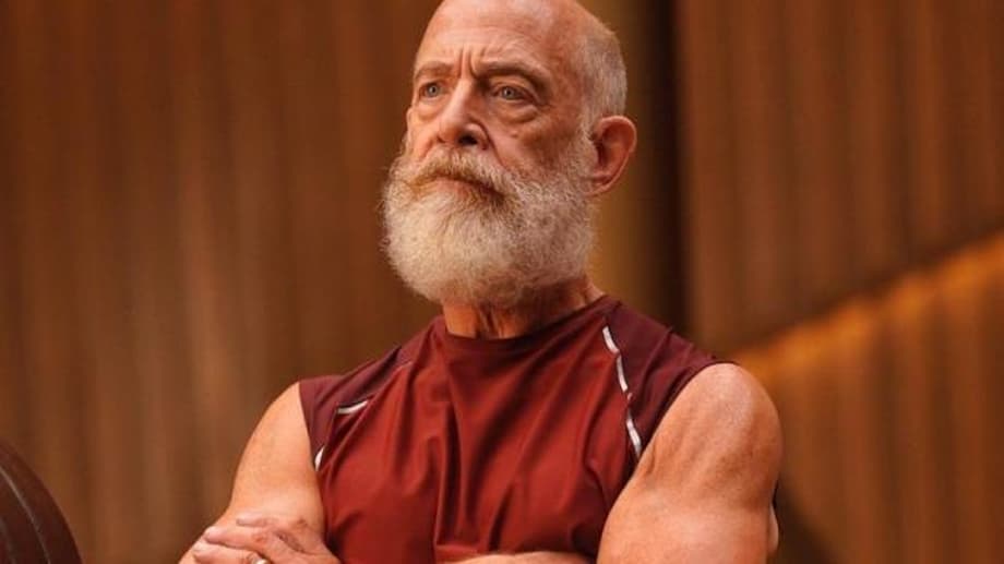 SPIDER-MAN Star J.K. Simmons Is One F***ing Jacked Santa Claus In New Photos From The Rock's RED ONE